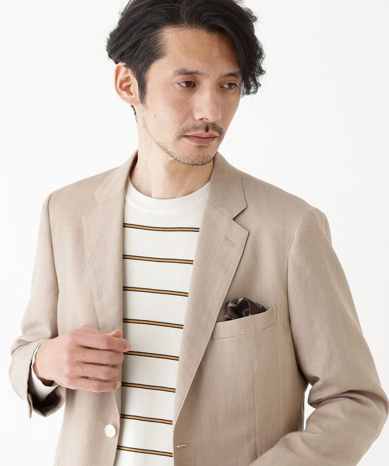 TAKEO KIKUCHI「【THE FLAGSHIP】シャンブレーツイル ジャケット」|スーツ|