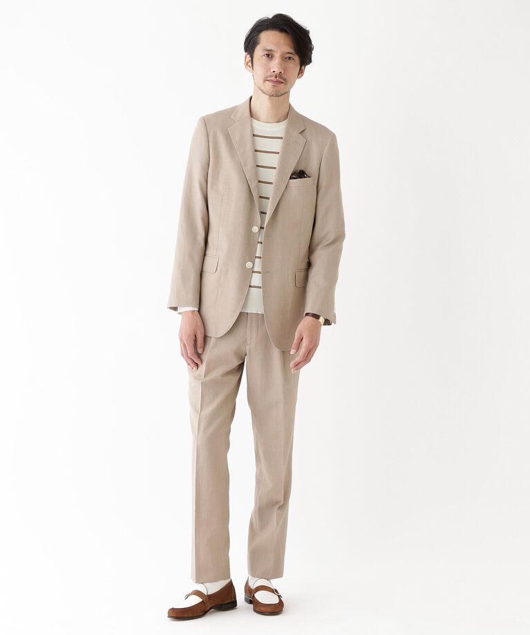 TAKEO KIKUCHI「【THE FLAGSHIP】シャンブレーツイル ジャケット」|スーツ|