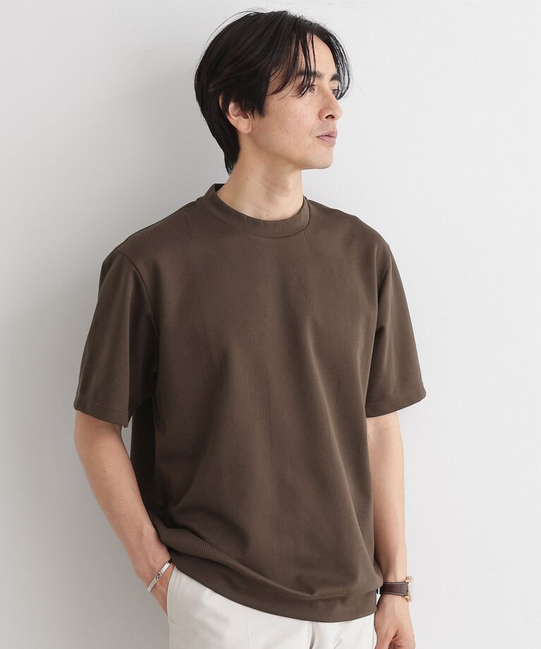 TAKEO KIKUCHI「【尾州ファブリック】 スライドパズル柄 ポンチ プルオーバー」|Tシャツ・カットソー|