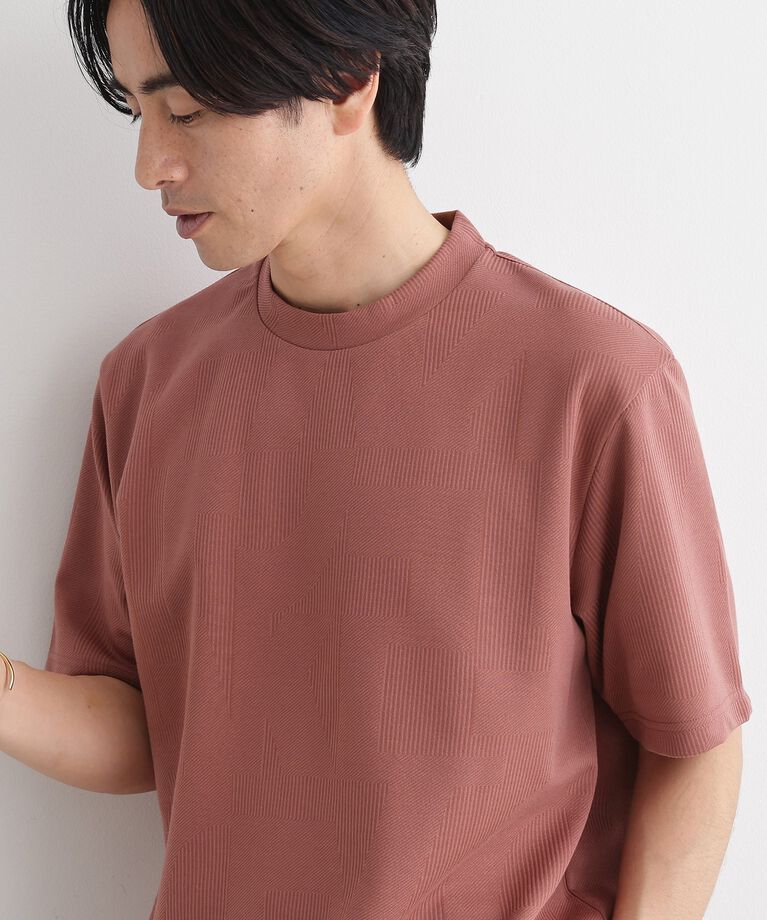TAKEO KIKUCHI「【尾州ファブリック】 スライドパズル柄 ポンチ プルオーバー」|Tシャツ・カットソー|