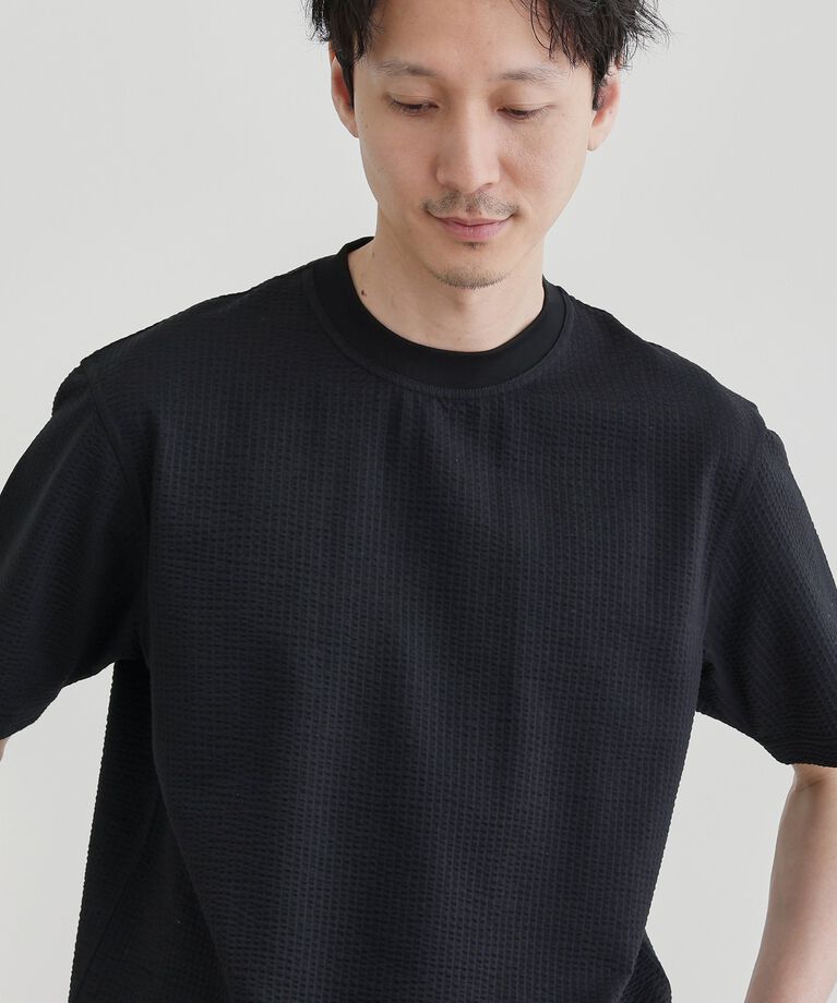 TAKEO KIKUCHI「【抗菌防臭】サッカージャージプルオーバー」|Tシャツ・カットソー|
