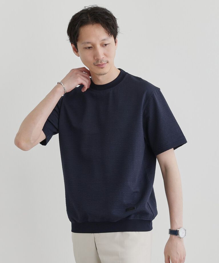 TAKEO KIKUCHI「【抗菌防臭】サッカージャージプルオーバー」|Tシャツ・カットソー|