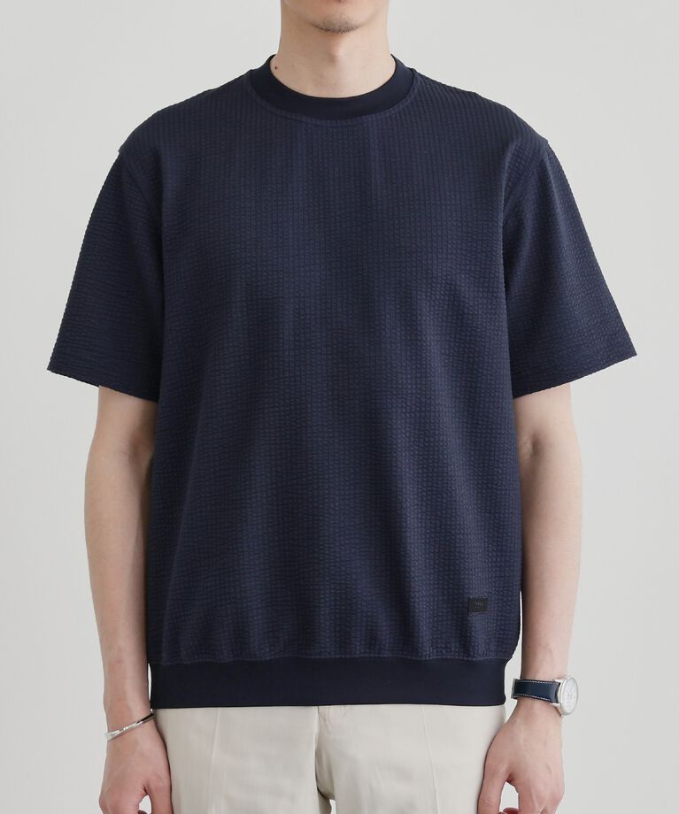TAKEO KIKUCHI「【抗菌防臭】サッカージャージプルオーバー」|Tシャツ・カットソー|