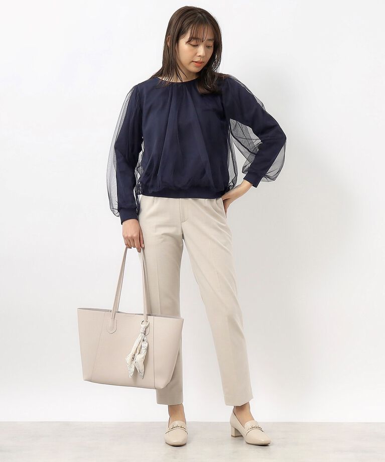 index「≪S-LLsize≫ チュールレイヤードトップス【洗濯機洗い可】」|Tシャツ・カットソー|