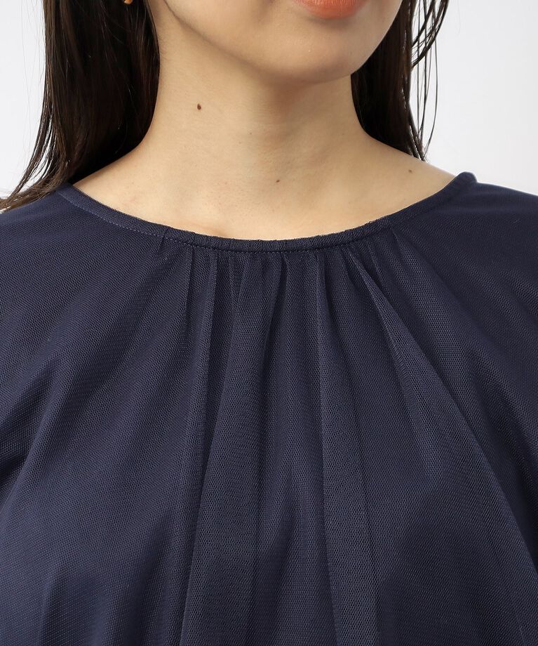 index「≪S-LLsize≫ チュールレイヤードトップス【洗濯機洗い可】」|Tシャツ・カットソー|