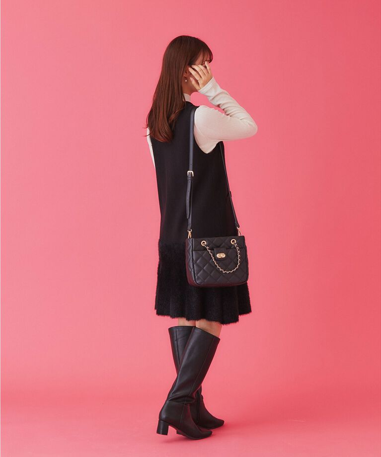 index「《6color/S-LLsize》ラメリブハイネックトップス【洗濯機洗い可/吸湿発熱】」|Tシャツ・カットソー|