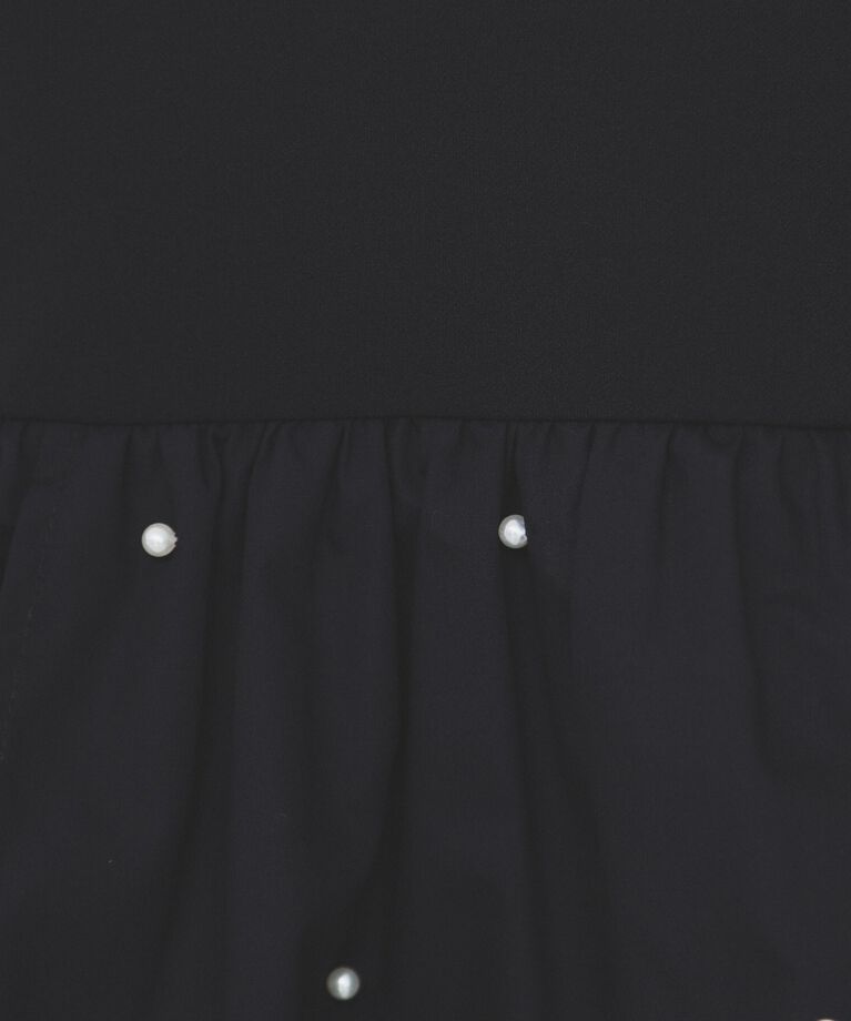 index「カットジョーゼットドッキングペプラムトップス【洗濯機可】」|Tシャツ・カットソー|