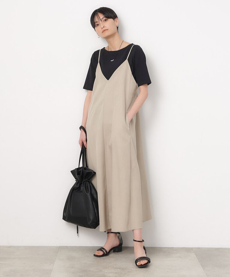 OPAQUE.CLIP「GIZAコットンリブ ボートネックカットソー」|Tシャツ・カットソー|