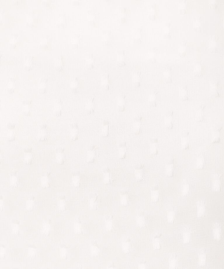 OPAQUE.CLIP「シアーフリンジドットタックスリーブブラウス【洗濯機洗い可】」|シャツ・ブラウス|