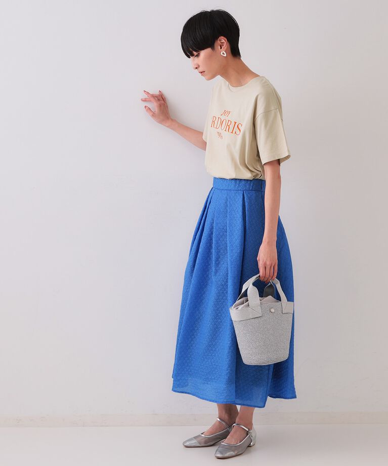 OPAQUE.CLIP「フロッキーロゴTシャツ【洗濯機洗い可】」|Tシャツ・カットソー|