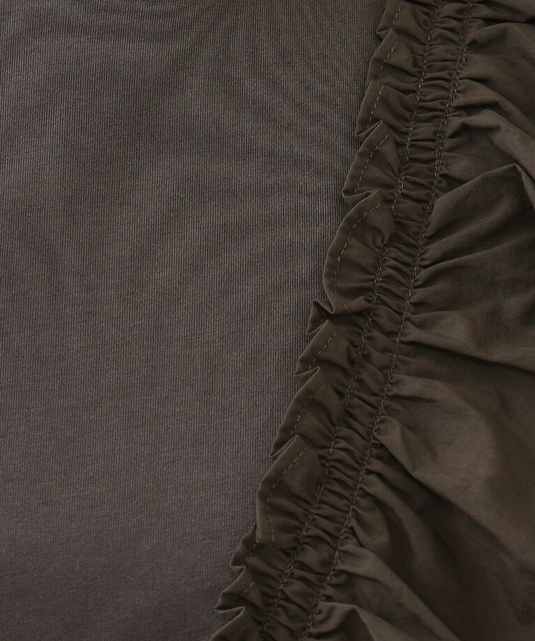 OPAQUE.CLIP「フリルドッキングカットソー【洗濯機洗い可】」|Tシャツ・カットソー|