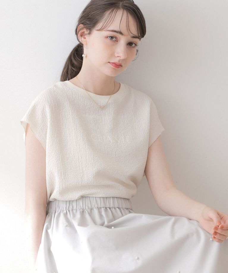 Couture broach「ヨウリュウロゴTシャツ」|Tシャツ・カットソー|ｵﾌﾎﾜｲﾄ(003)