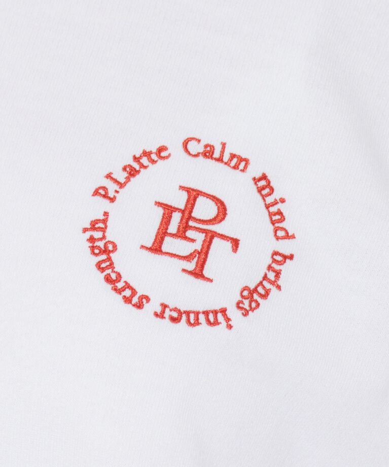 PINK-latte「袖リボンギャザー ロングTシャツ」|Tシャツ・カットソー|