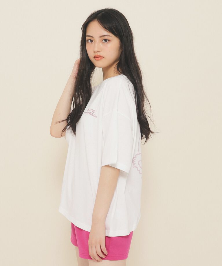 PINK-latte「【130cmあり】クマちゃんTシャツ」|Tシャツ・カットソー|