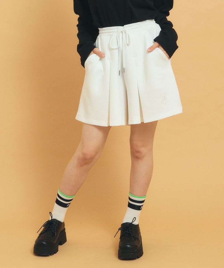 PINK-latte「【セットアップアイテムあり】ダンボールニットショートパンツ」|キュロット|