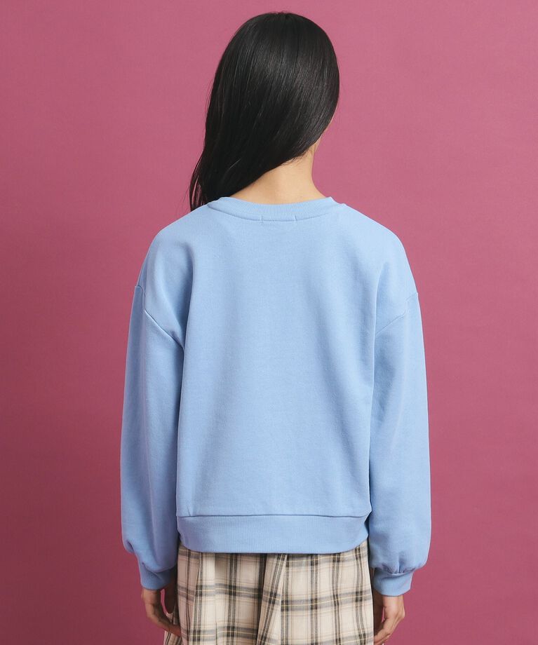 PINK-latte「リンガー裏毛プルオーバー」|Tシャツ・カットソー|