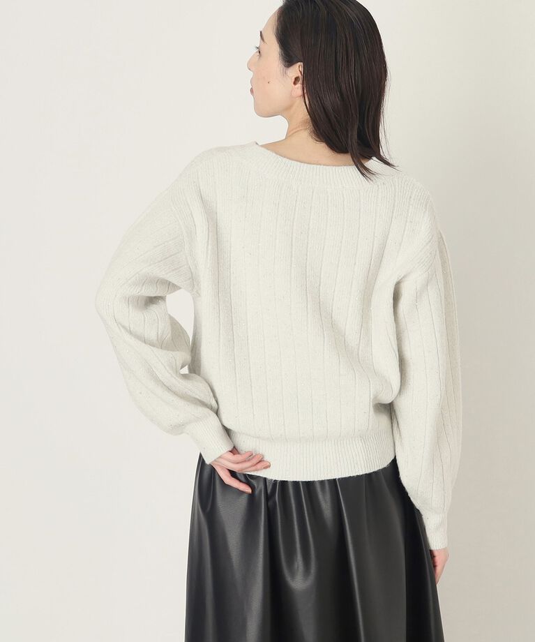 THE SHOP TK「キラキラスパンコールリブニット【手洗い可】」|ニット・セーター|