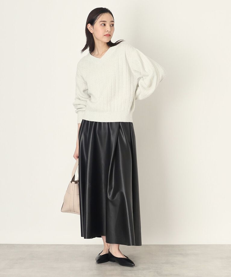 THE SHOP TK「キラキラスパンコールリブニット【手洗い可】」|ニット・セーター|