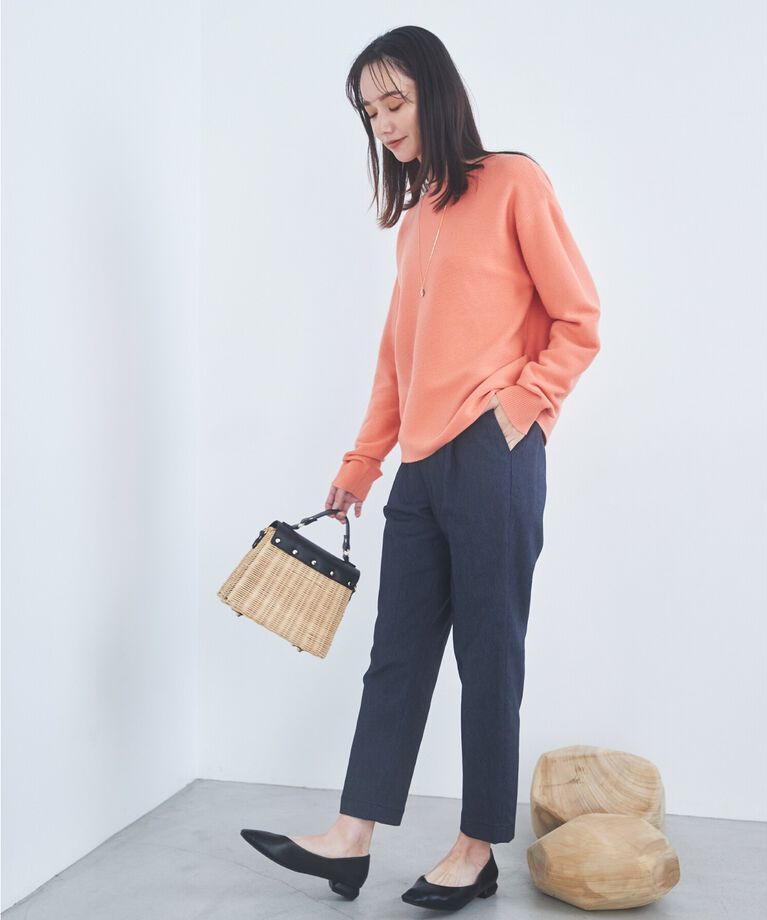 THE SHOP TK「【5色展開/美脚/環境に優しい】ツイルワッシャーテーパードパンツ/洗える」|その他|
