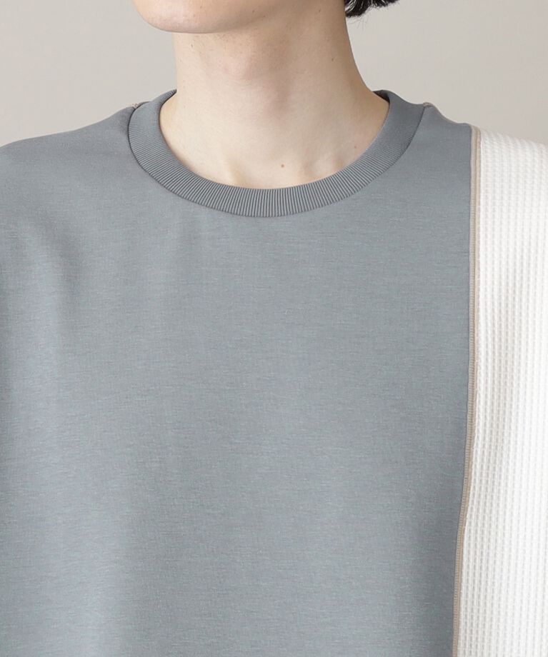 THE SHOP TK「フェザーダンボール切替えTシャツ」|Tシャツ・カットソー|