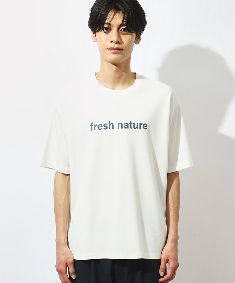 THE SHOP TK「【接触冷感】FRESH NATURE ポンチフォトTシャツ」|Tシャツ・カットソー|