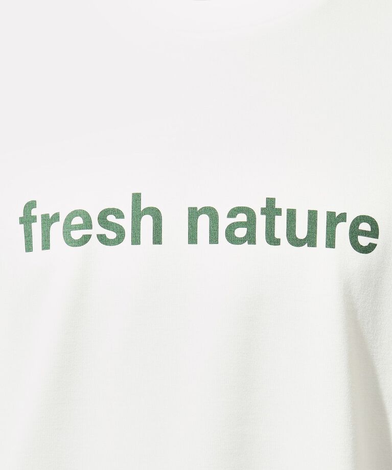 THE SHOP TK「【接触冷感】FRESH NATURE ポンチフォトTシャツ」|Tシャツ・カットソー|