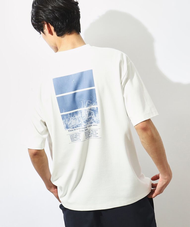 THE SHOP TK「【接触冷感】FRESH NATURE ポンチフォトTシャツ」|Tシャツ・カットソー|