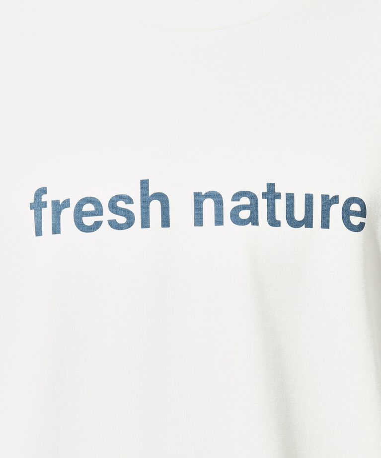 THE SHOP TK「【接触冷感】FRESH NATURE ポンチフォトTシャツ」|Tシャツ・カットソー|