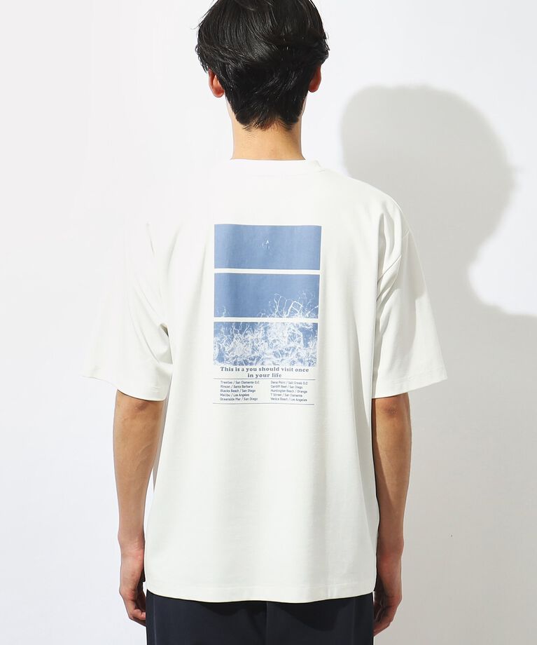 THE SHOP TK「【接触冷感】FRESH NATURE ポンチフォトTシャツ」|Tシャツ・カットソー|