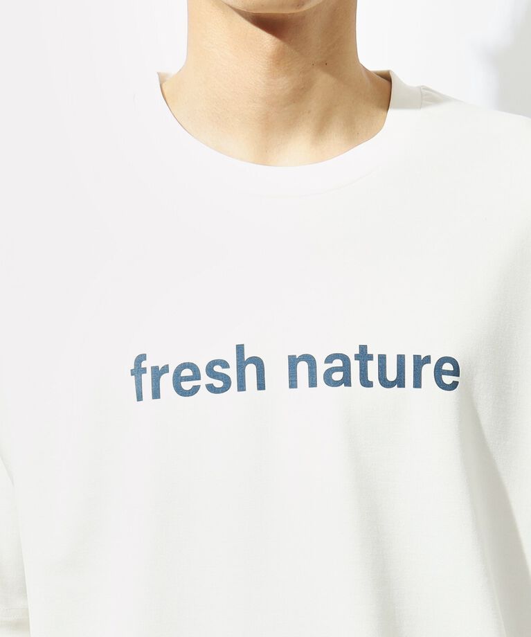 THE SHOP TK「【接触冷感】FRESH NATURE ポンチフォトTシャツ」|Tシャツ・カットソー|