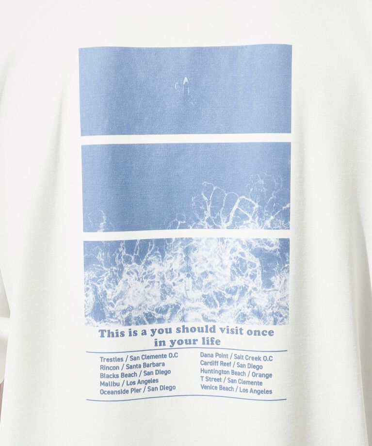 THE SHOP TK「【接触冷感】FRESH NATURE ポンチフォトTシャツ」|Tシャツ・カットソー|