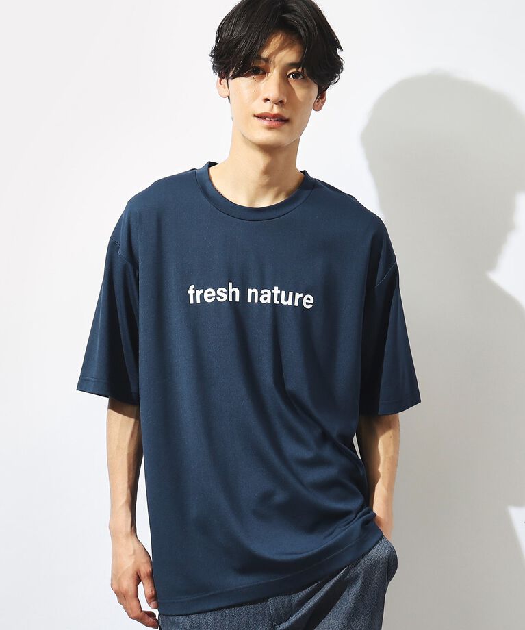 THE SHOP TK「【接触冷感】FRESH NATURE ポンチフォトTシャツ」|Tシャツ・カットソー|