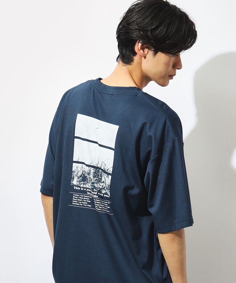 THE SHOP TK「【接触冷感】FRESH NATURE ポンチフォトTシャツ」|Tシャツ・カットソー|