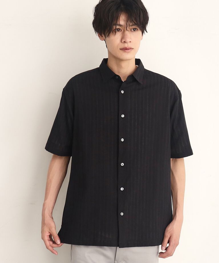 THE SHOP TK「コットンレース半袖シャツ」|シャツ・ブラウス|