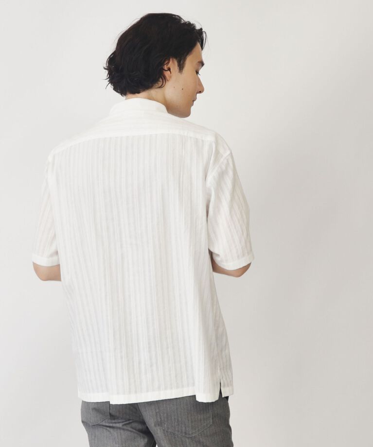 THE SHOP TK「コットンレース半袖シャツ」|シャツ・ブラウス|