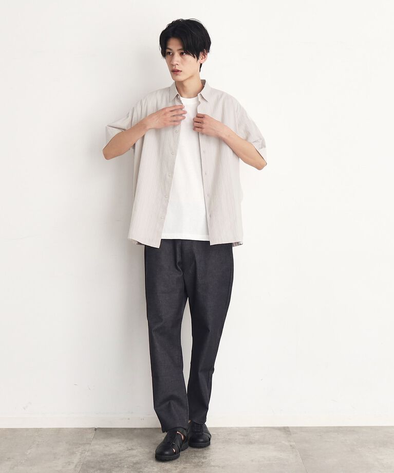 THE SHOP TK「コットンレース半袖シャツ」|シャツ・ブラウス|