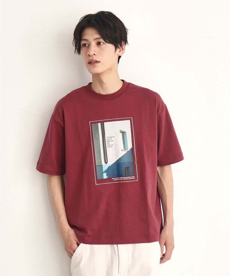 THE SHOP TK「オーガニックコットンFrenchフォトTシャツ」|Tシャツ・カットソー|