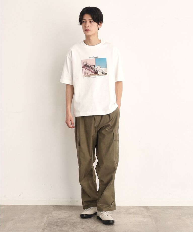 THE SHOP TK「オーガニックコットンFrenchフォトTシャツ」|Tシャツ・カットソー|