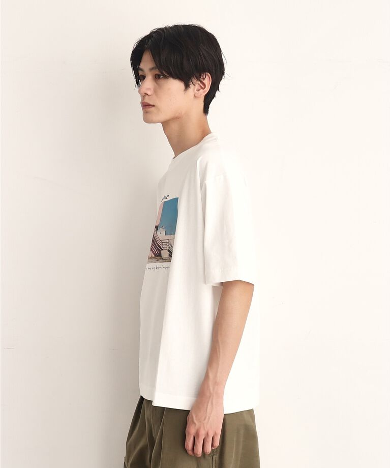 THE SHOP TK「オーガニックコットンFrenchフォトTシャツ」|Tシャツ・カットソー|