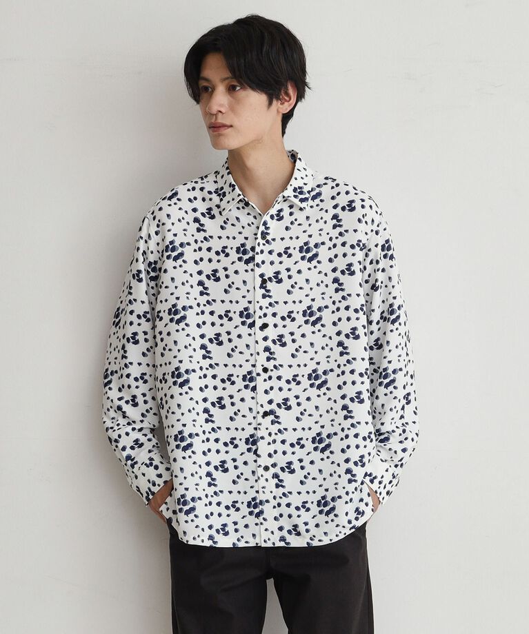 THE SHOP TK「ドットプリント柄シャツ」|シャツ・ブラウス|