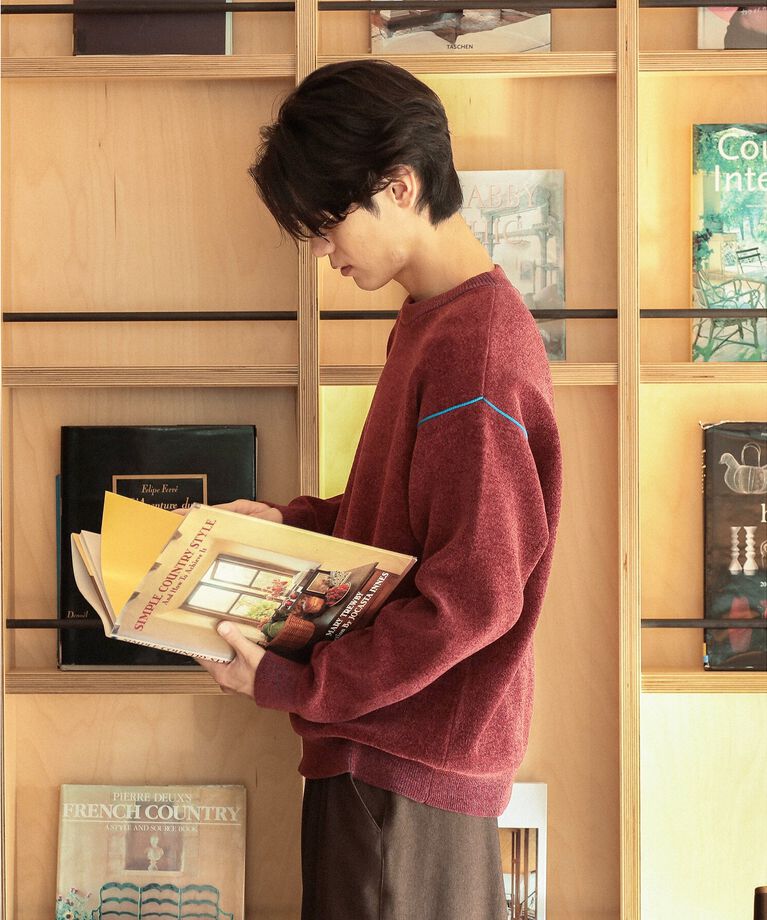 THE SHOP TK「【ハグするニット】モールニットクルーネック　親子リンク/ユニセックス」|ニット・セーター|