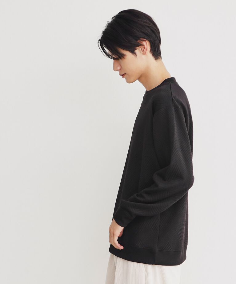 THE SHOP TK「ふくれキルティングプルオーバー」|Tシャツ・カットソー|