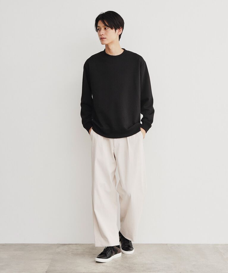 THE SHOP TK「ふくれキルティングプルオーバー」|Tシャツ・カットソー|
