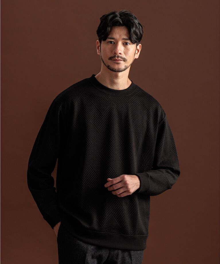 THE SHOP TK「ふくれキルティングプルオーバー」|Tシャツ・カットソー|