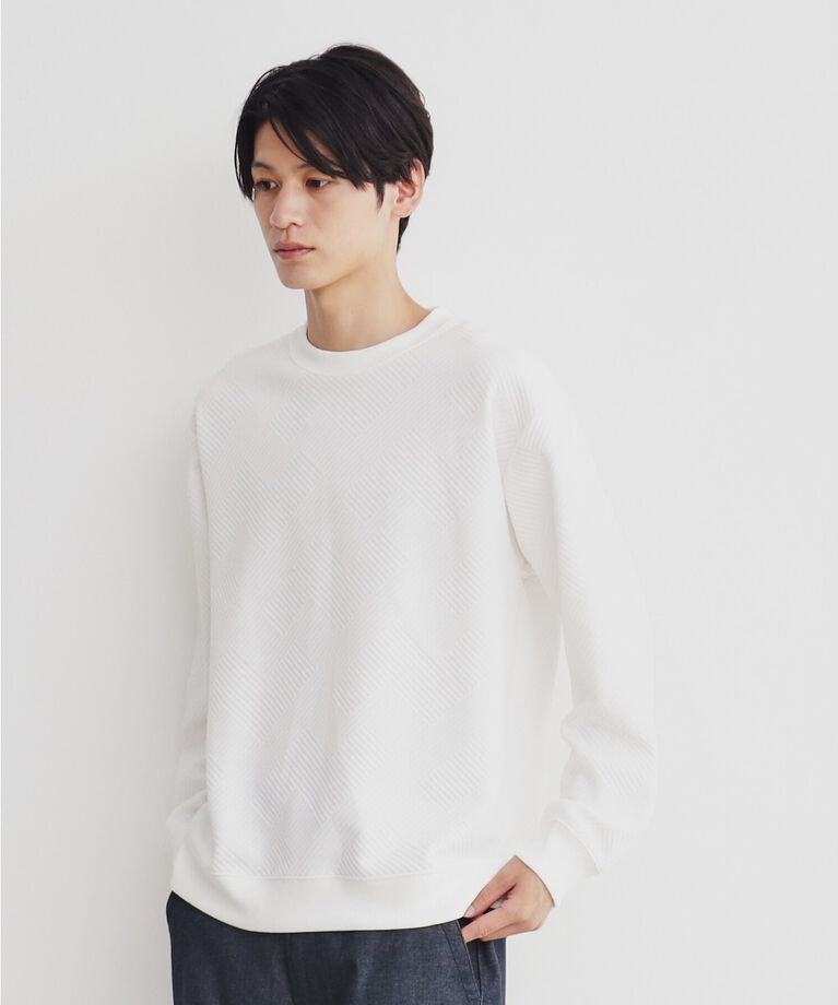 THE SHOP TK「ふくれキルティングプルオーバー」|Tシャツ・カットソー|