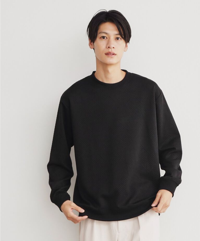 THE SHOP TK「ふくれキルティングプルオーバー」|Tシャツ・カットソー|
