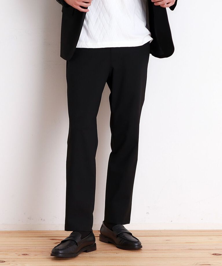 THE SHOP TK「CARREMANスラックス セットアップ可」|その他|ブラック(019)