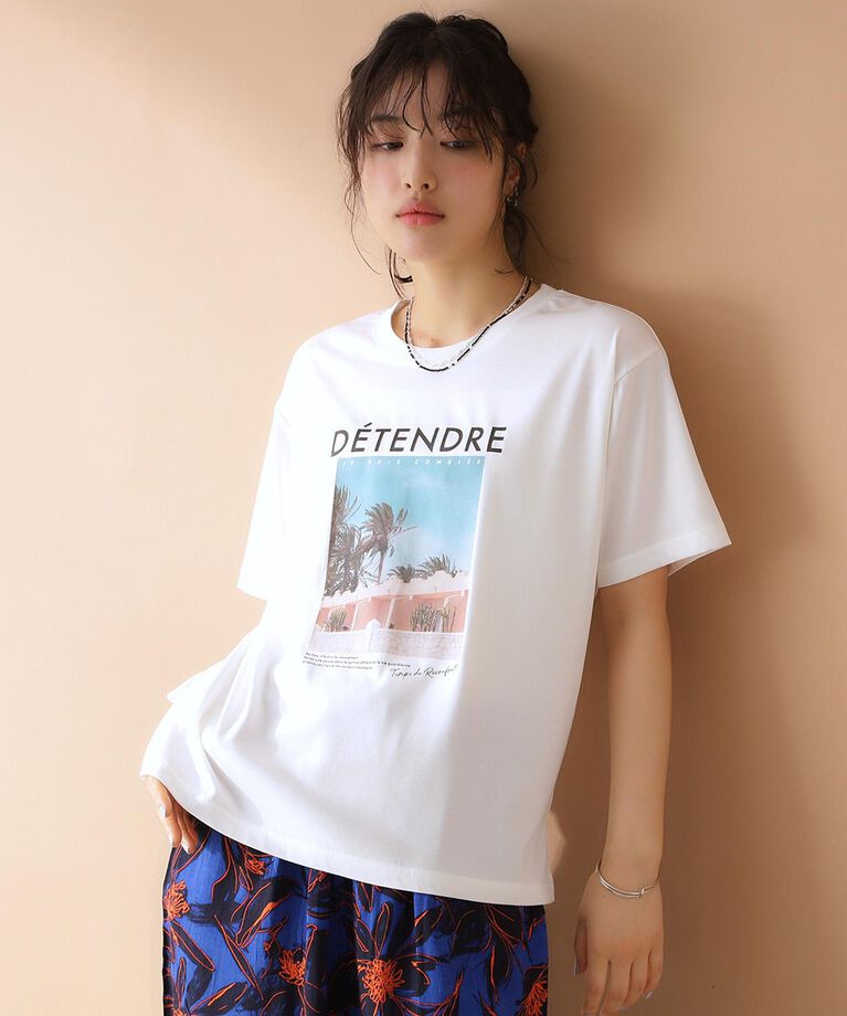 THE SHOP TK「【近藤千尋さん&宮城舞さん着用】ロゴアソートTシャツ/接触冷感/UVケア/洗濯機OK」|Tシャツ・カットソー|