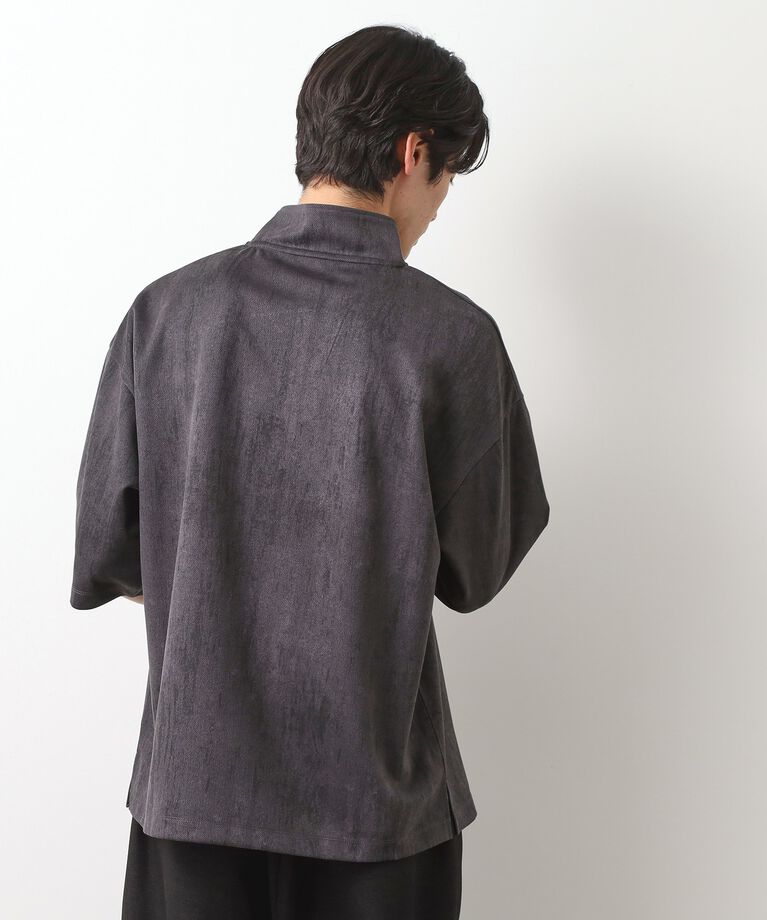 THE SHOP TK「スウェードプリントハーフジップ」|Tシャツ・カットソー|