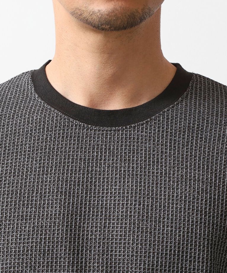 THE SHOP TK「カットジャガード半袖Tシャツ」|Tシャツ・カットソー|